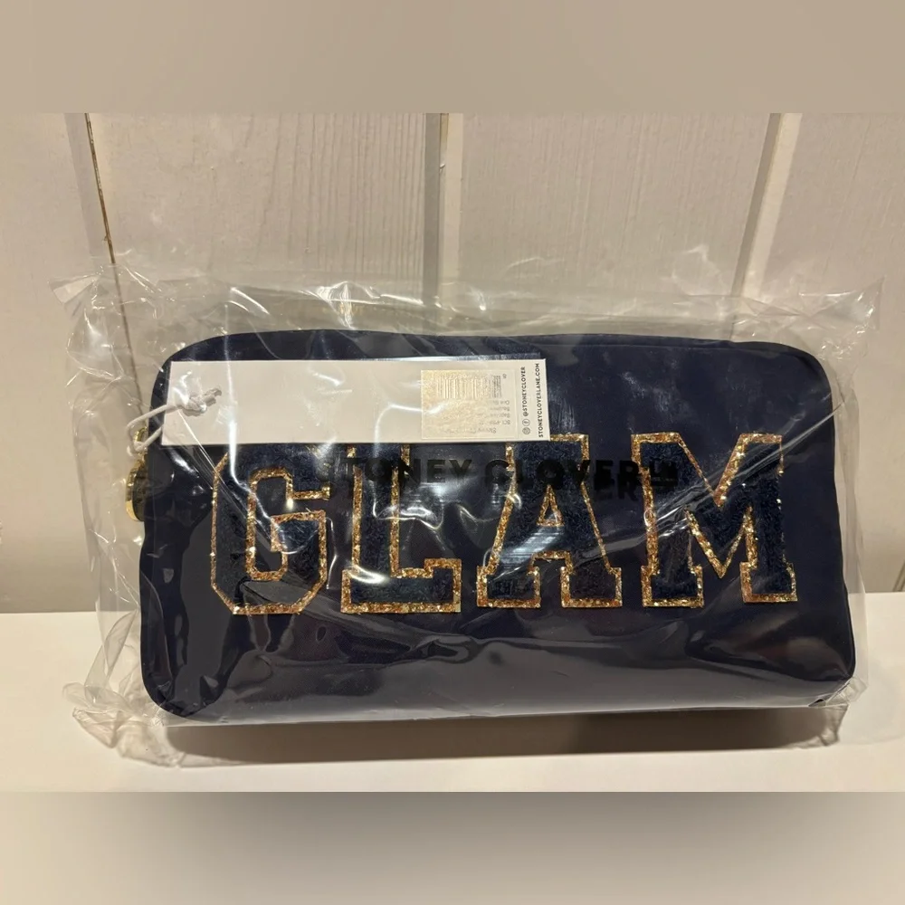 Stoney Clover Lane Glam Small Pouch - Sapphire (pre patched) - Picture 7 of 16